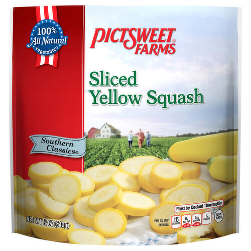 Pictsweet Farms Yellow Squash, Sliced