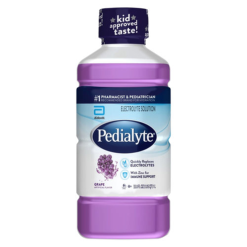 Pedialyte Electrolyte Solution, Grape