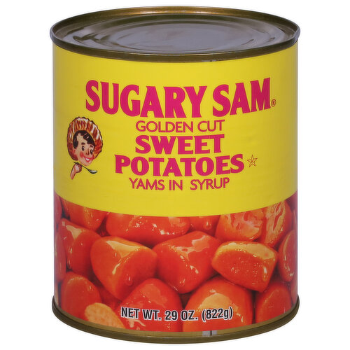 Sugary Sam Sweet Potaoes, Golden Cut