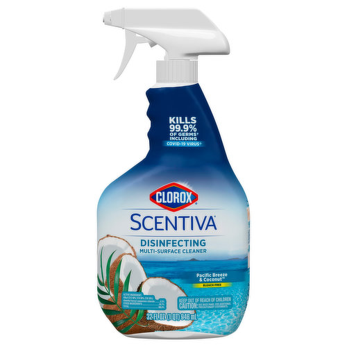 Kills 99.9% of germs (Herpes simplex virus type 2) including covid-19 virus (Kills SARS-CoV-2 on hard, nonporous surfaces). Bleach-free. Powers through tough grease and grime. Kills salmonella enteria (Herpes simplex virus type 2), enterobacter aerogenes (Herpes simplex virus type 2), Escherichia coli 0157:H7 (E. coli) (Herpes simplex virus type 2), staphylococcus aureus (Herpes simplex virus type 2), human coronavirus (Herpes simplex virus type 2), influenza A virus (Herpes simplex virus type 2). Multi-Surface: For use on stainless steel, synthetic marble, glazed ceramic tile, linoleum, countertops (A potable water rinse is required), stovetops (A potable water rinse is required), appliance exteriors, sinks floors, cabinets, tubs and walls. Contains no phosphorus. For use on: synthetic marble; stainless steel; glazed ceramic tile; plastic; glazed porcelain; fiberglass.