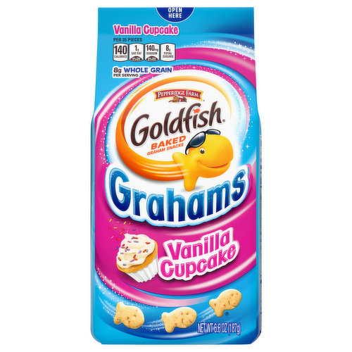 Goldfish Graham Snacks, Baked, Vanilla Cupcake