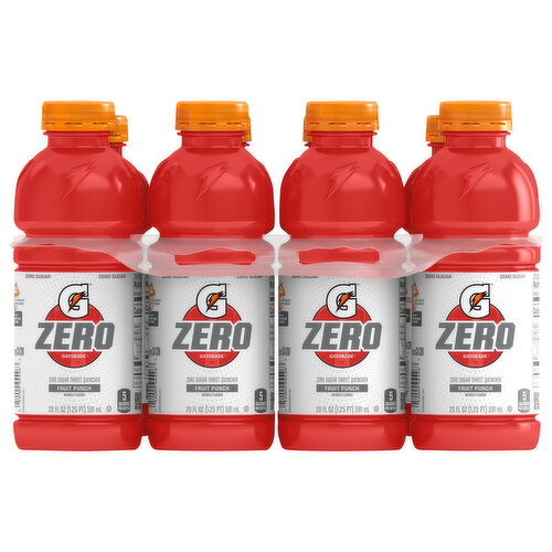 Gatorade Thirst Quencher, Zero Sugar, Fruit Punch