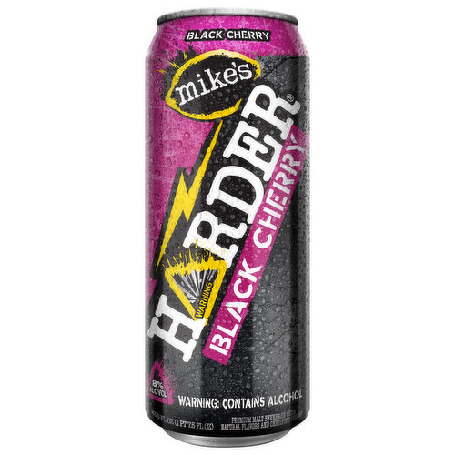 Flavored ale. Premium malt beverage with natural flavors and certified colors. Crafted to remove gluten. www.mikesharder.com. For more information on how Mike's is crafted to remove gluten, go to mikesharder.com. Please recycle. All aluminum. 8% alc/vol. 16 Made by Mike's Hard Lemonade Co., Rochester, NY, Memphis, TN and La Crosse, WI.