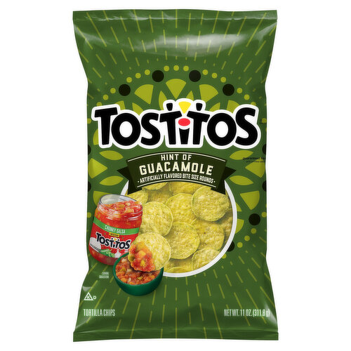 Tostitos Tortilla Chips, Hint of Guacamole