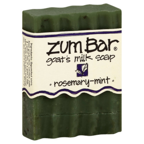 Zum Bar Soap, Goat's Milk, Rosemary-Mint