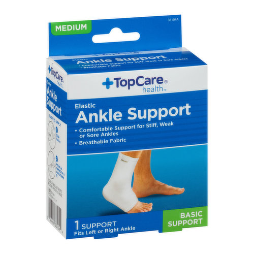 CVS Health Adjustable Compression Ankle Support, One Size