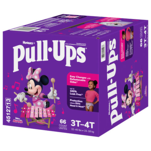 Pull-Ups Training Pants, Disney Junior Minnie, 3T-4T (32-40 lbs