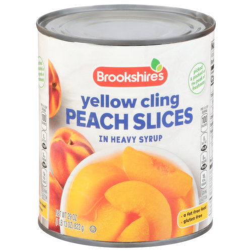 Brookshire's Peach Slices in Heavy Syrup, Yellow Cling