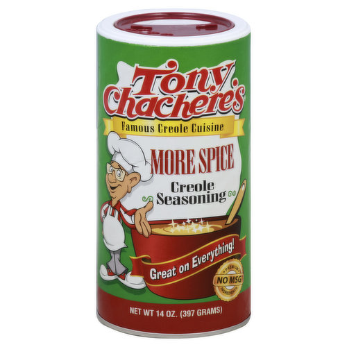 Tony Chachere's Creole Seasoning, More Spice