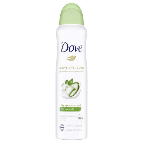 Dove Antiperspirant Deodorant, Cool Essentials, Dry Spray