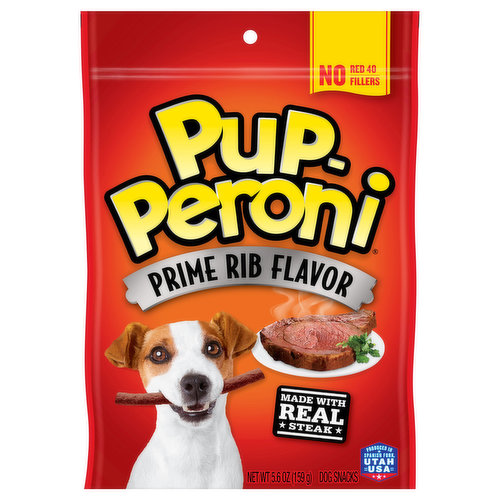 PUP PERONI Dog Snacks, Prime Rib Flavor