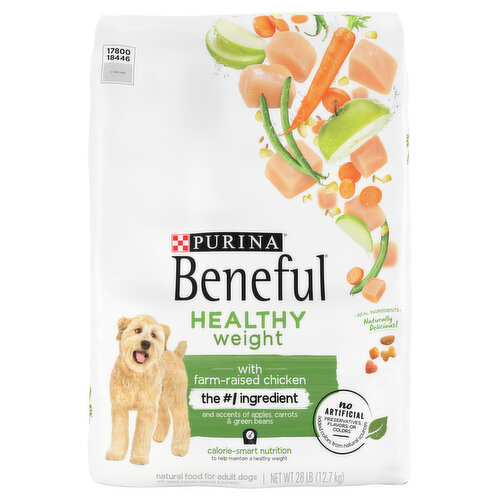 Beneful Dog Food, Natural, with Farm-Raised Chicken, Healthy Weight, Adult