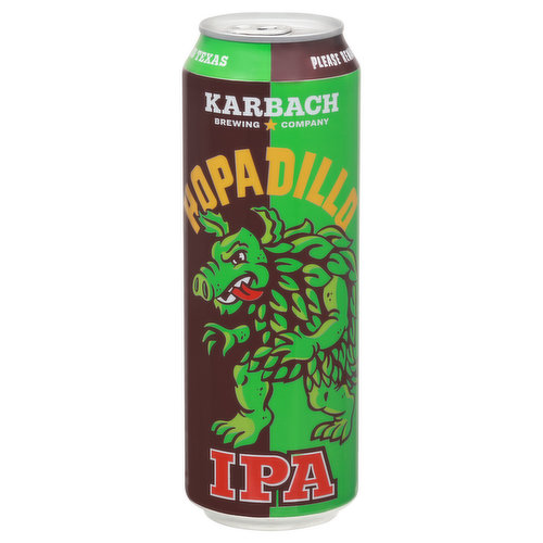 Karbach Brewing Company Beer, IPA, Hopadillo