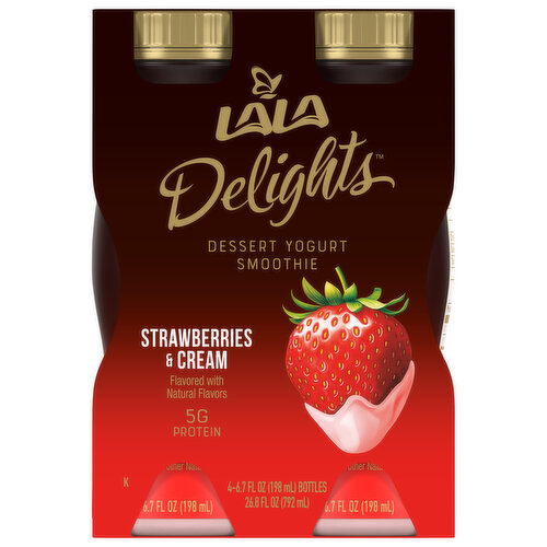 Lala Dessert Yogurt Smoothie, Strawberries & Cream