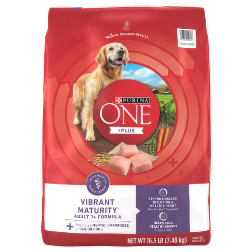 Purina One Dog Food, Vibrant Maturity, Adult 7+ Formula