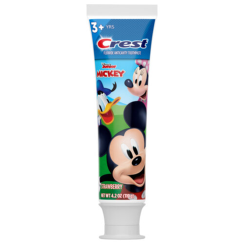 Crest Toothpaste, Strawberry, Mickey, 3+ Yrs