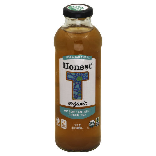 Honest Green Tea, Organic, Moroccan Mint