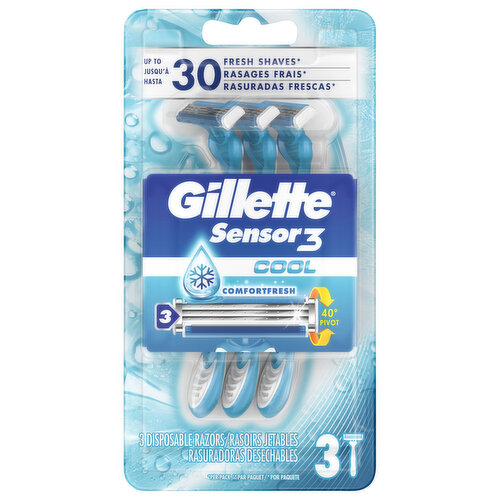 Gillette Razors, Disposable, Cool