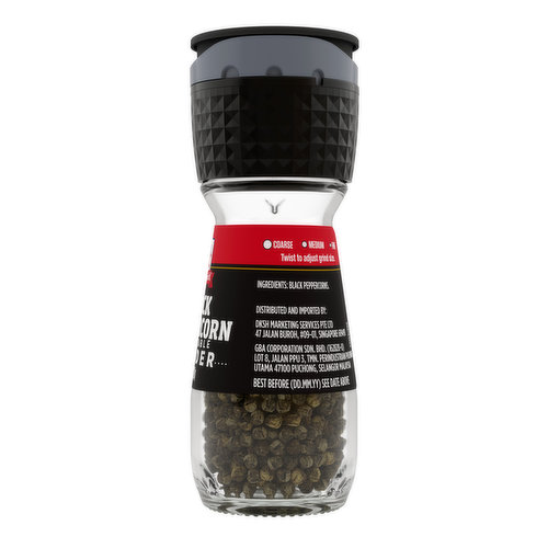 Black Peppercorn Grinder Nutrition Facts - Eat This Much
