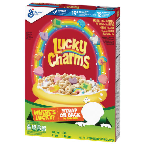 General Mills Lucky Charms Frosted Toasted Oat Cereal with