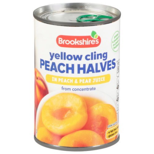 Brookshire's Peach Halves, Yellow Cling