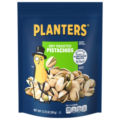 Planters Pistachios, Dry Roasted