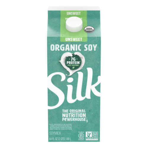 Silk Organic Unsweet Soymilk