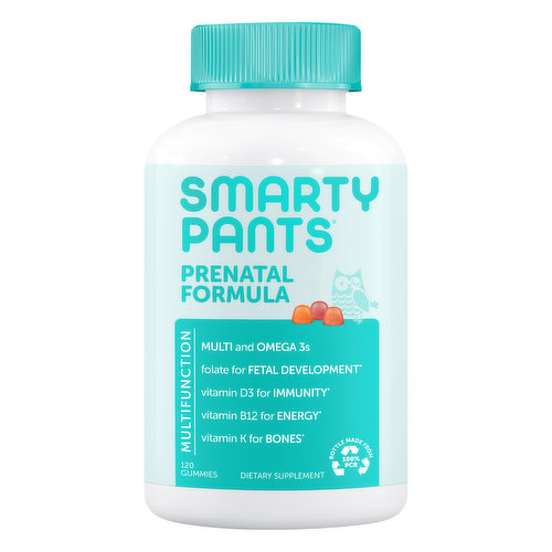 SmartyPants Prenatal Formula, Gummies, Lemon, Orange and Strawberry Banana