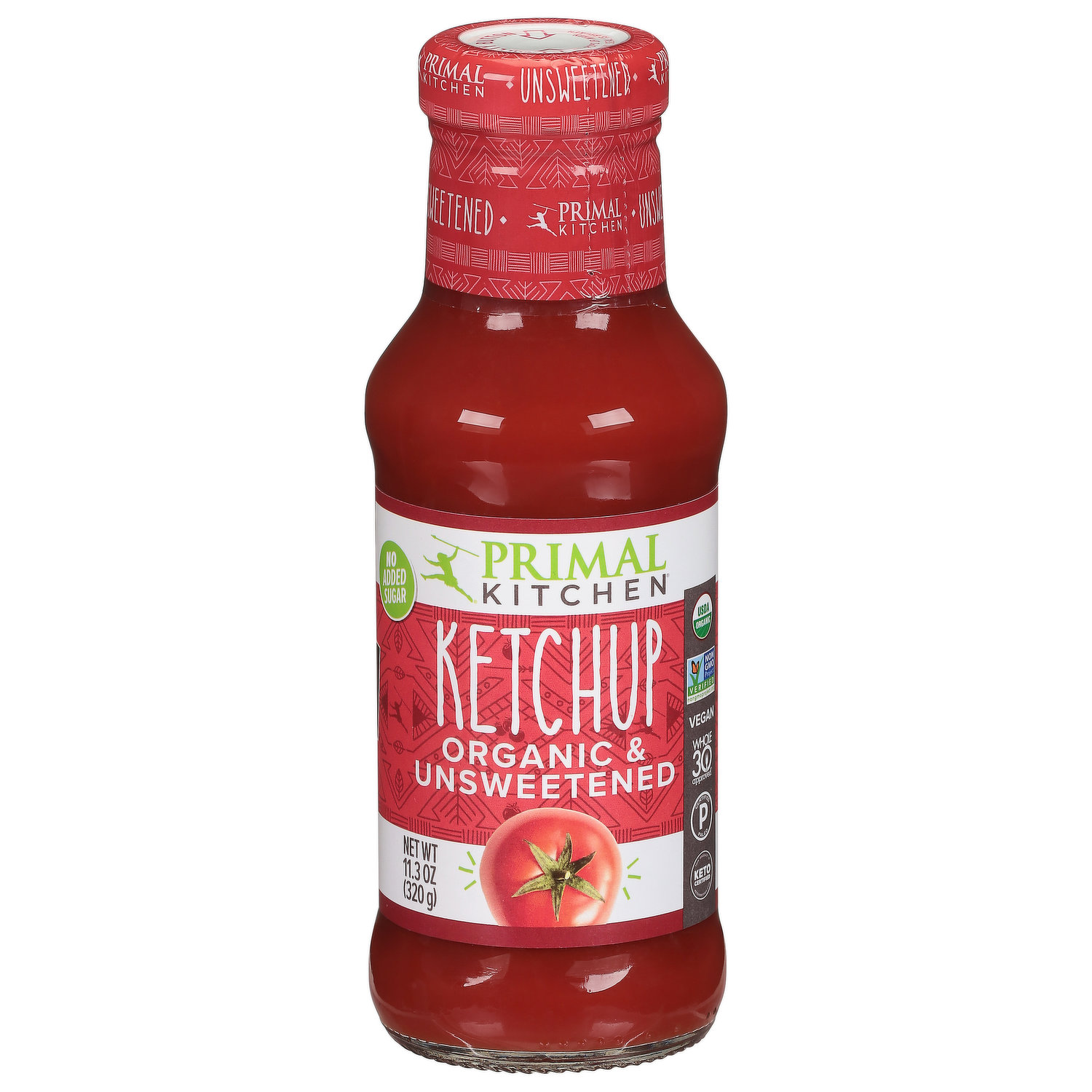  Primal Kitchen, Organic Unsweetened Ketchup, 11.3 oz