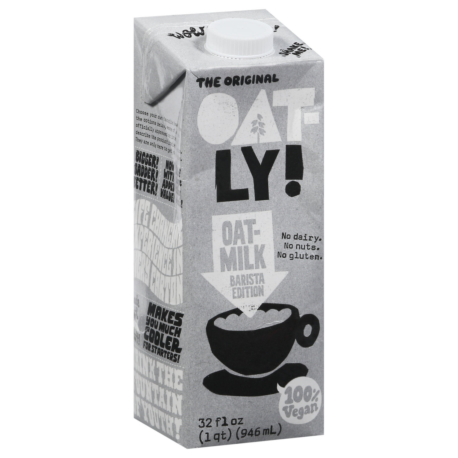 Oatly Oat Milk - Barista Edition, 32oz – PlantX US