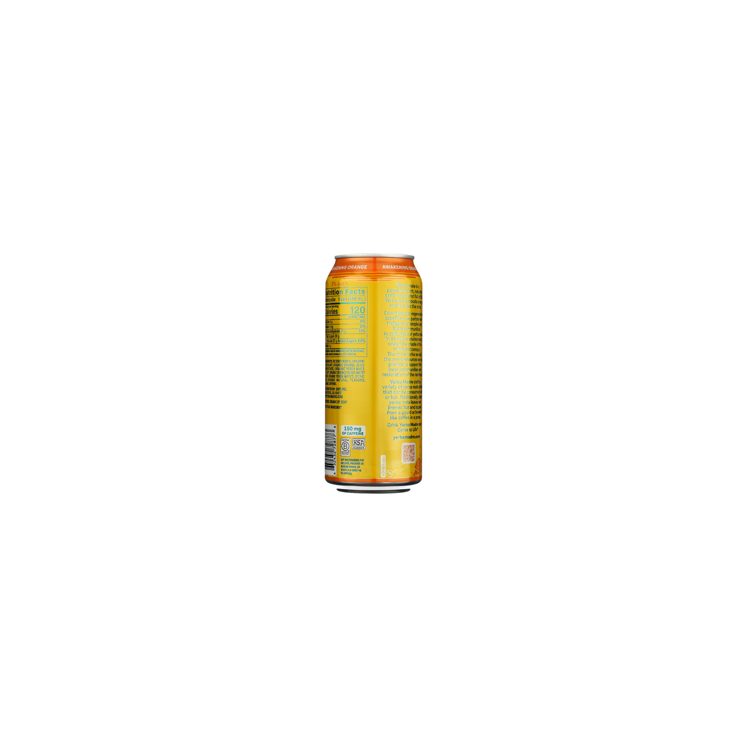 GUAYAKÍ Awakening Orange Organic Yerba Mate - 15.5 Fluid Ounce Image 2 of 4
