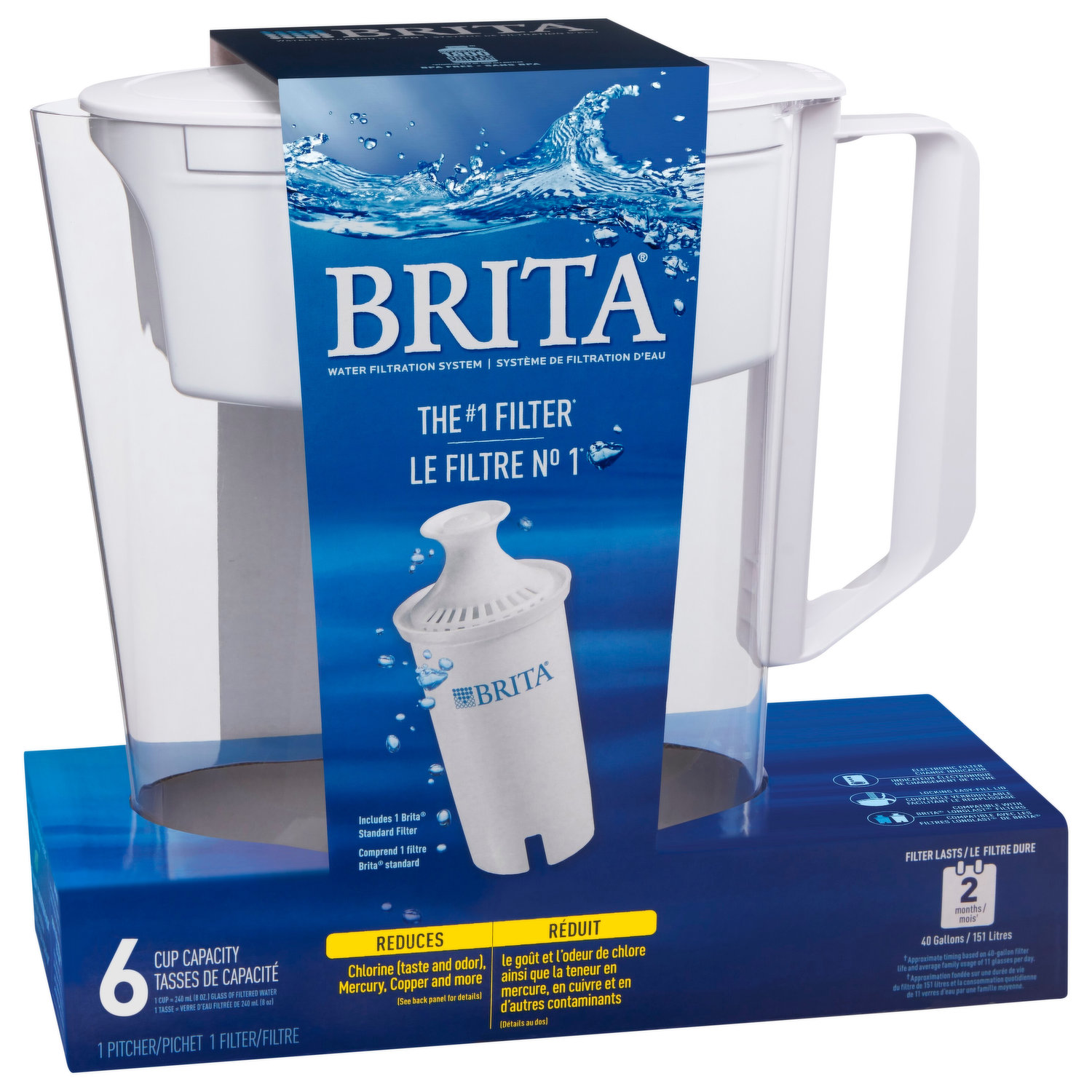 1 Recambio original BWT compatible con Brita Maxtra