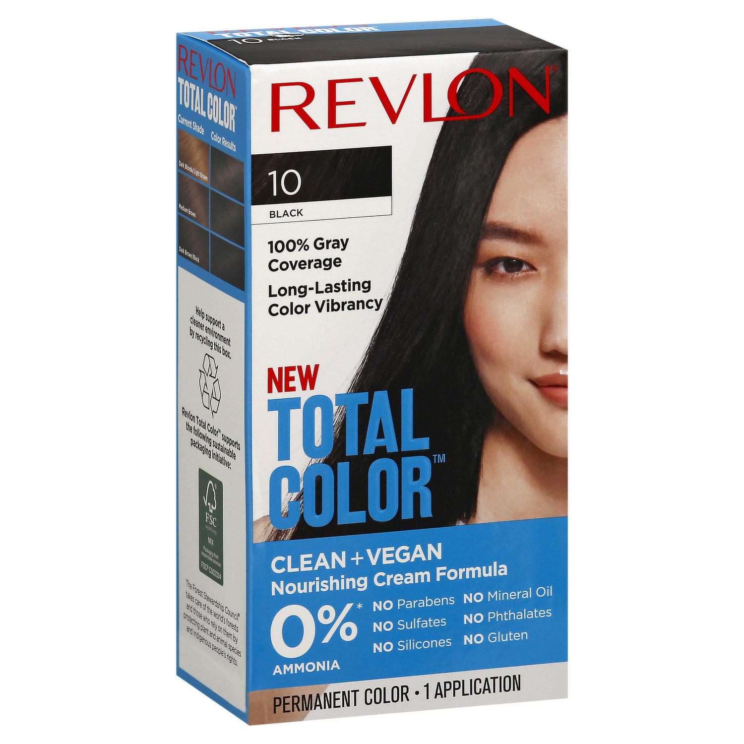 Revlon Hair Color, Medium Golden Brown 53, Permanent Revlon Hair Color, Medium Golden Brown 53, Permanent