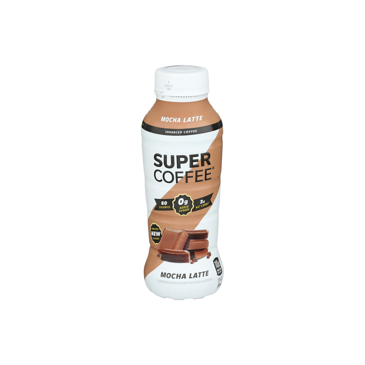 Super Coffee Mocha Sweet & Creamy Enhanced Beverage - 12 Fluid Ounce Image 1 of 4