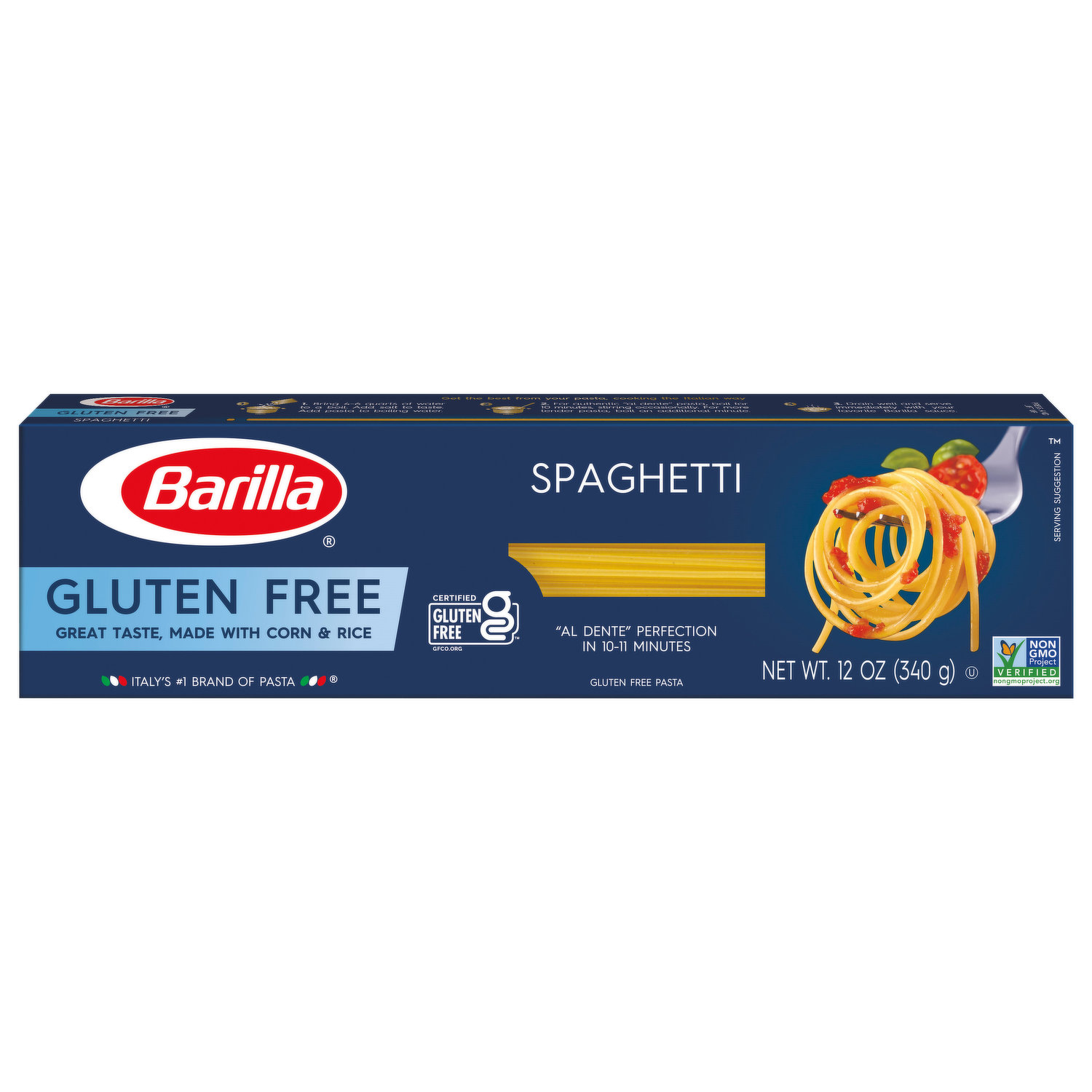 Whole Grain Spaghetti (Barilla) 1 lb (454g) – Parthenon Foods