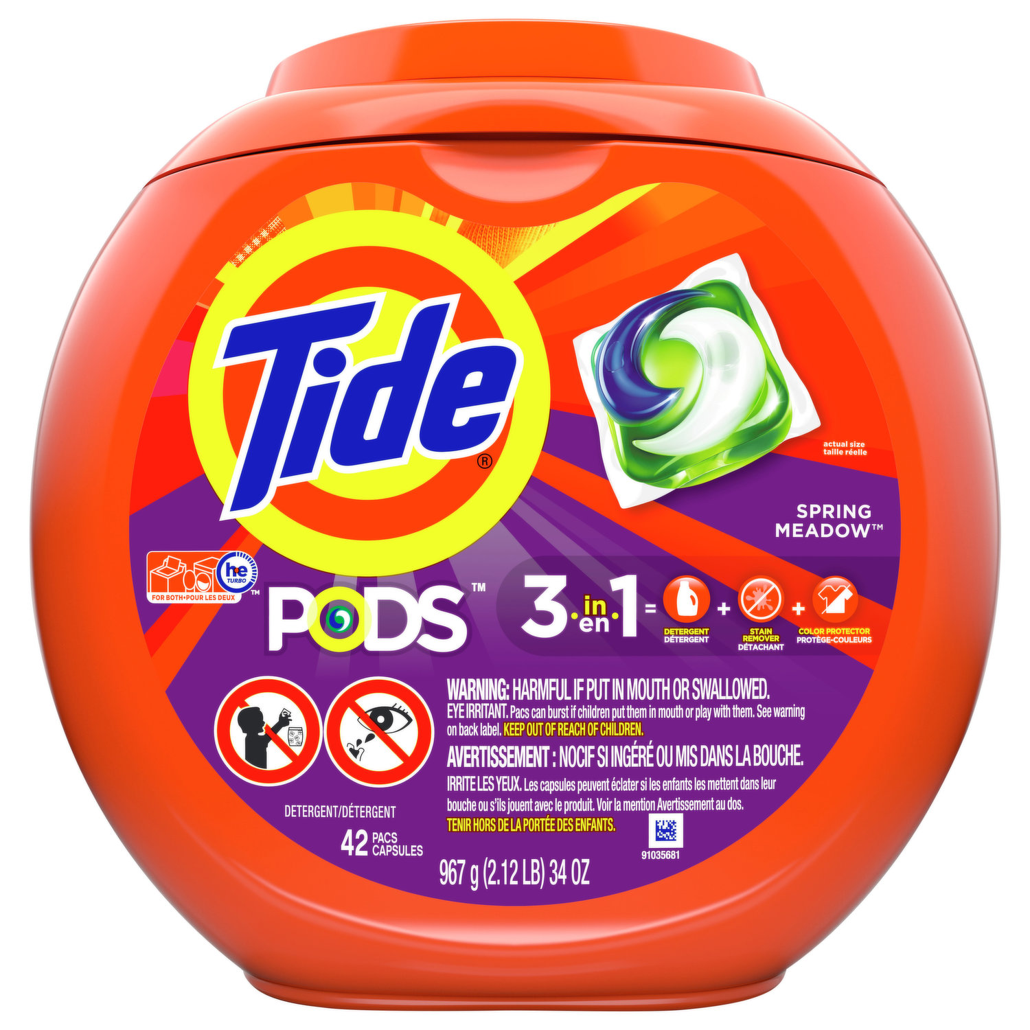 Tide PODS Laundry Detergent Fresh Coral Blast Scent