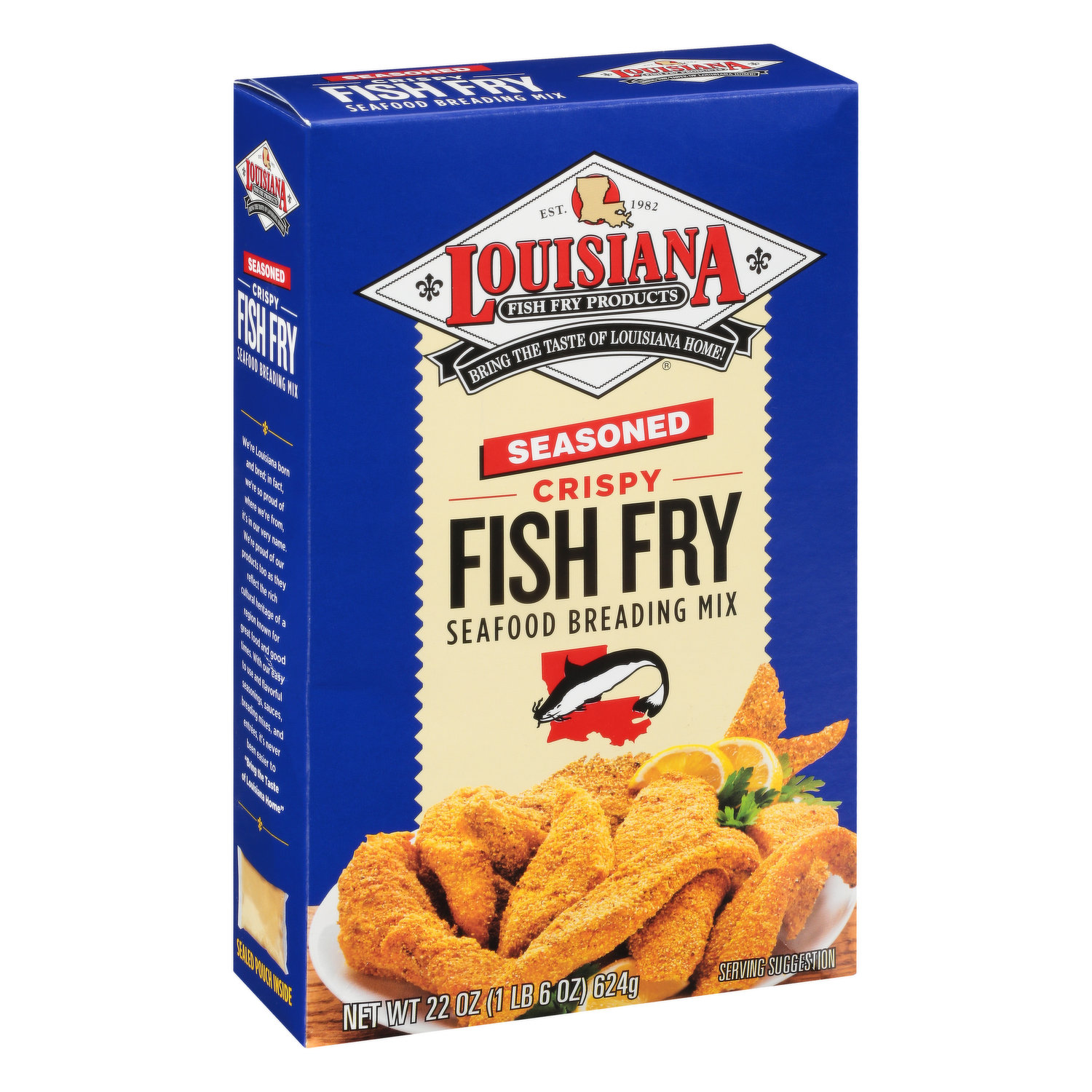 Louisiana Fish Fry Crunchy Bake Seasoned Coating Mix, Chicken - 6 oz