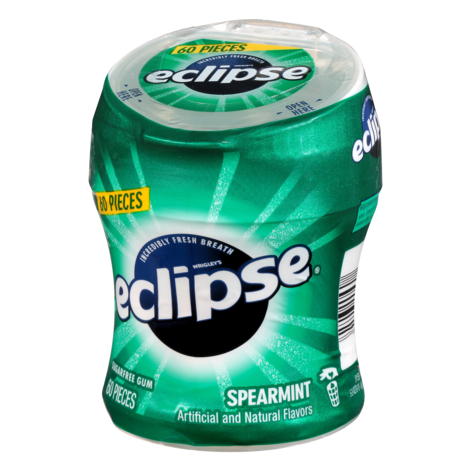 Eclipse Peppermint Gum - 8 / Box - Candy Favorites