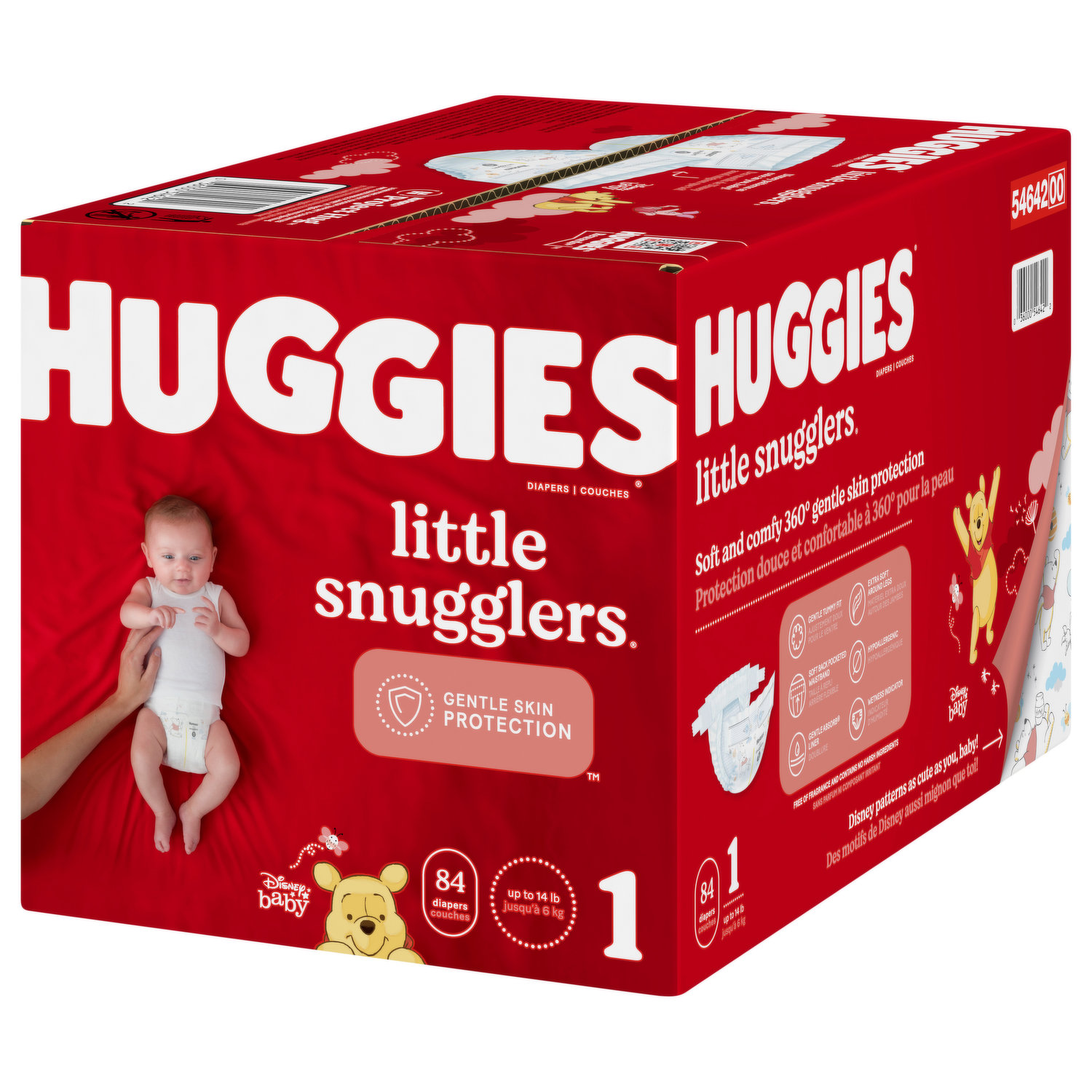 Huggies Diapers, Disney Baby, 1 (8-14 lb)