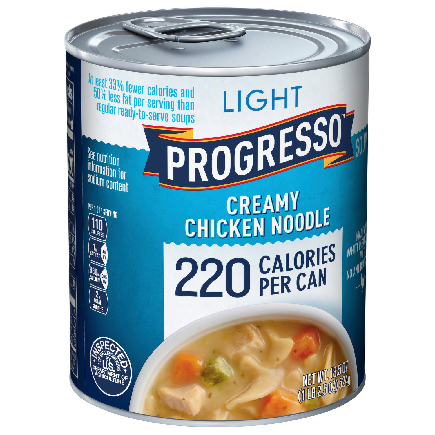 Progresso Light Creamy Chicken Noodle Canned Soup, 18.5 oz - Kroger