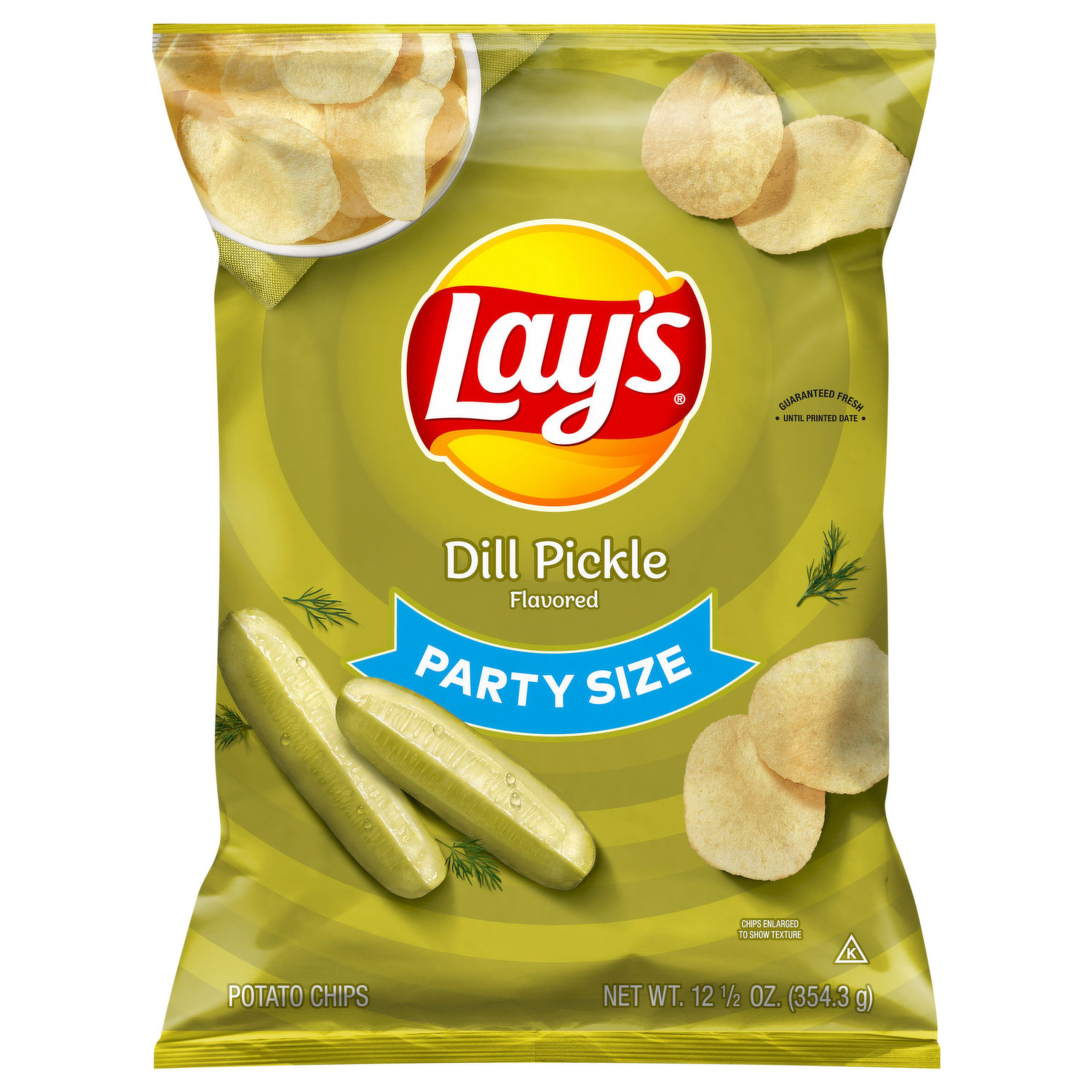 Lays BBQ Flavored Party Size Potato Chips, 14.75 Oz Bag, 1/Bag