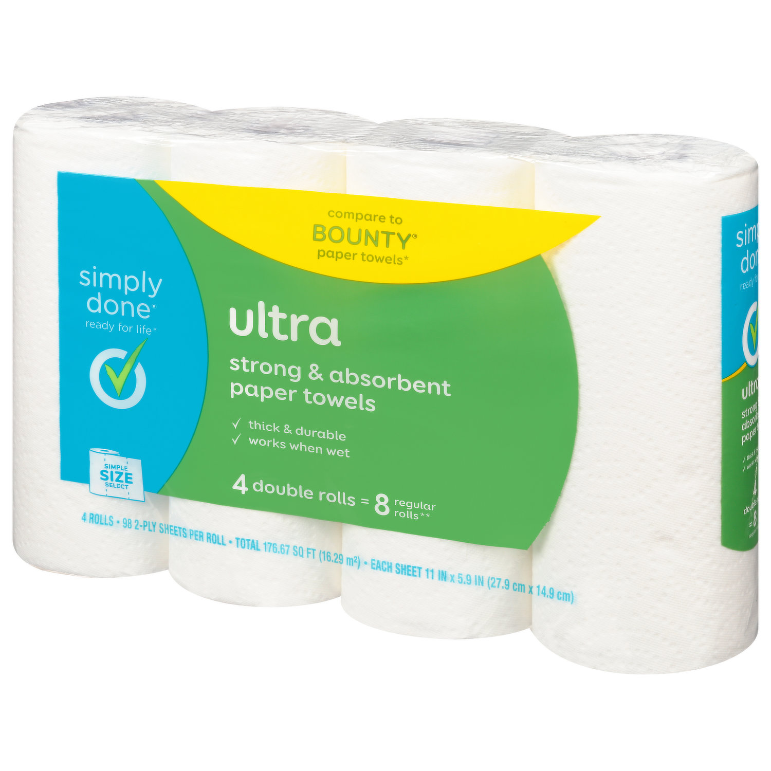 Save on Bounty Select-A-Size White Mega Roll 2-Ply Paper Towels Order  Online Delivery