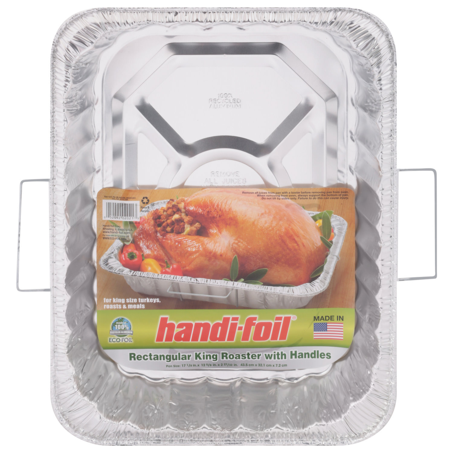 Handi Foil Eco-Foil Ultimates Roaster/Baker Pans - 3 pans