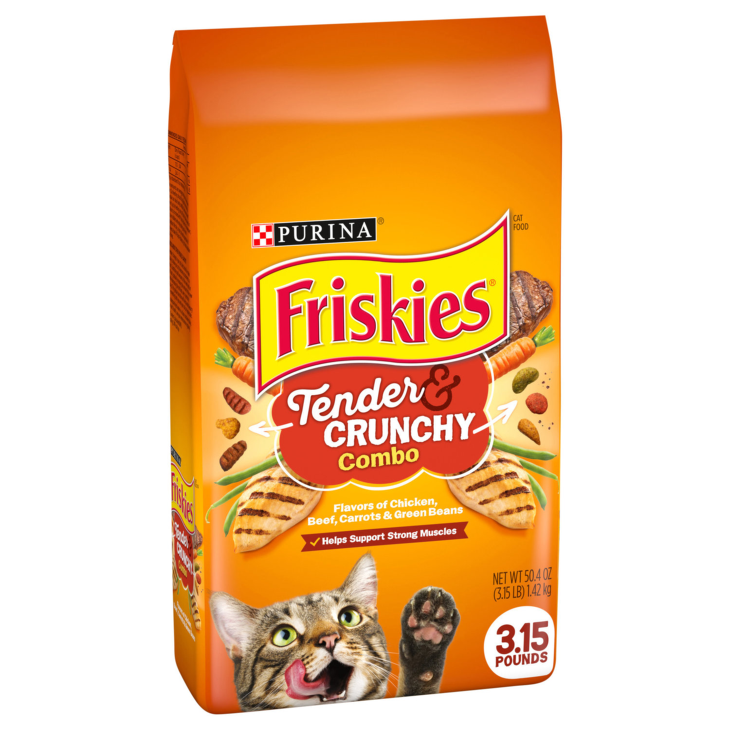 Friskies Dry Cat Food, Tender & Crunchy Combo