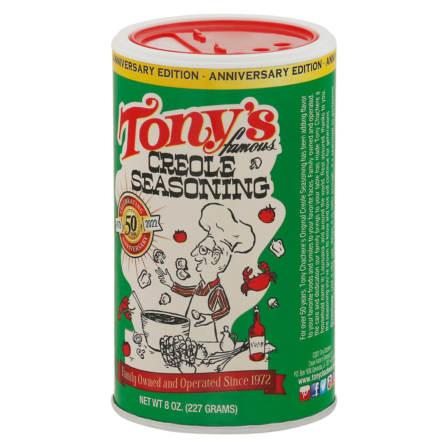 Tony Chachere's Creole Seasoning - 17 oz canister