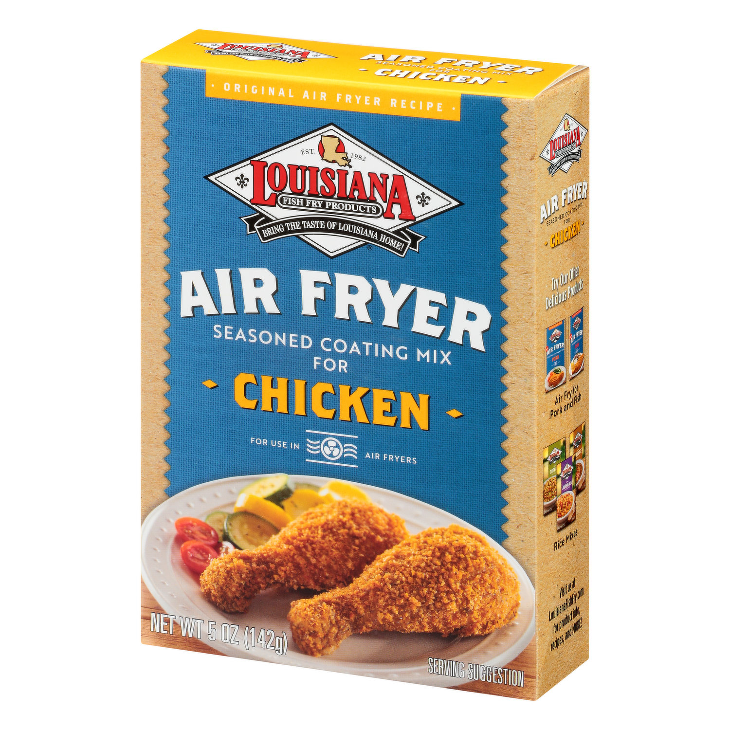 Louisiana Fish Fry Seasoned Crispy Chicken Fry Chicken Batter Mix