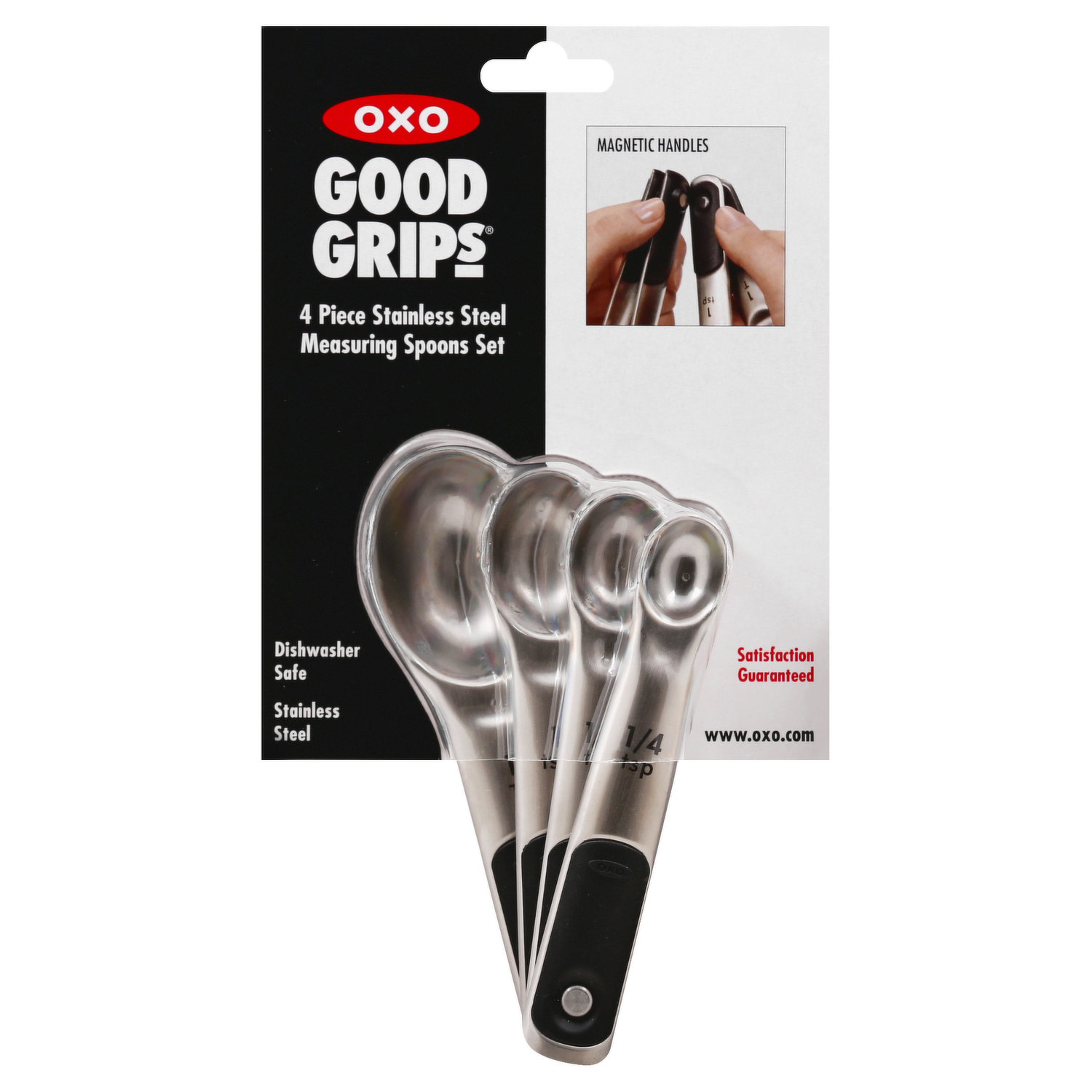 OXO Good Grips 4 PC Stainless Steel Magnetic Measuring Cups Set