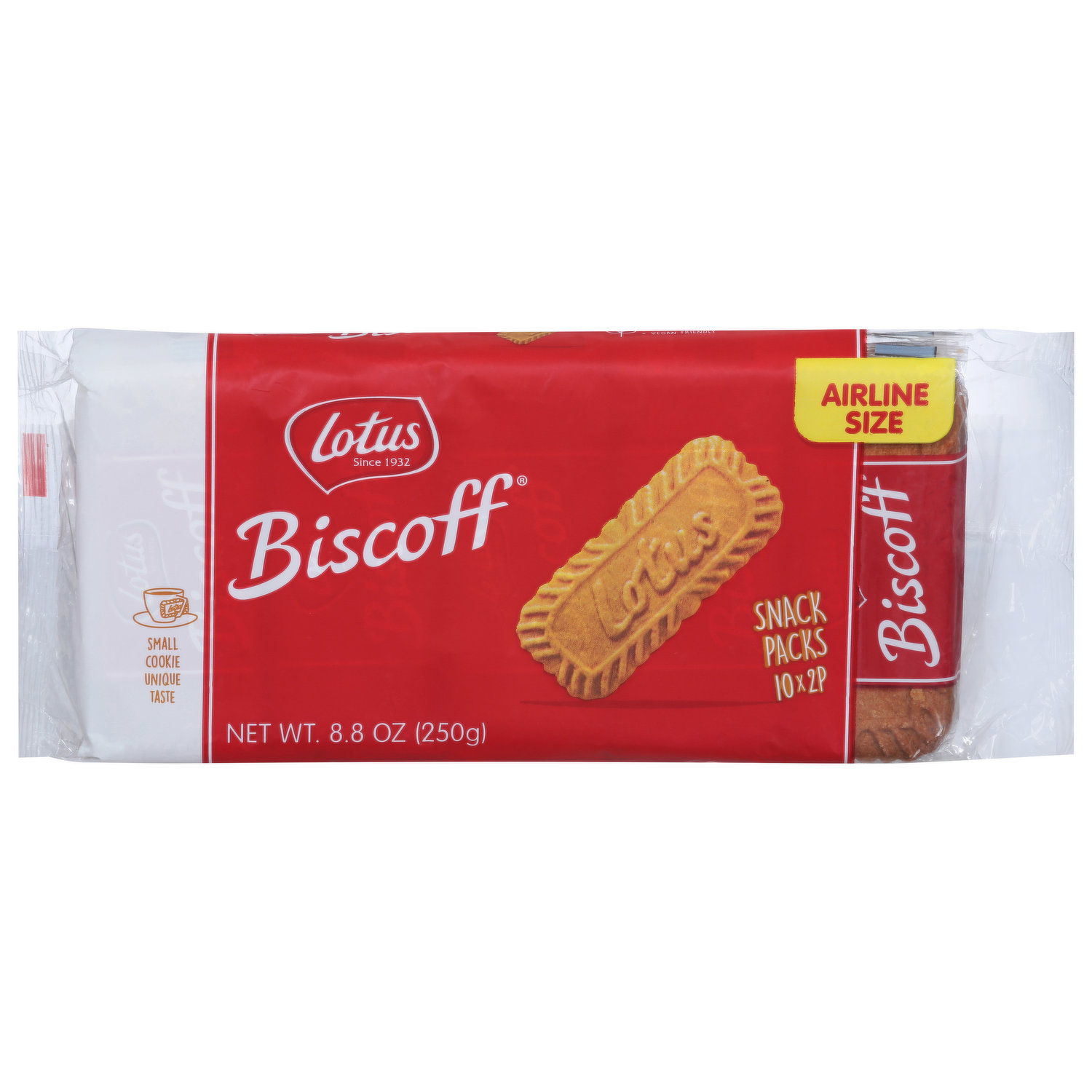 Biscoff Cookies (Lotus) 8 FRESH PACKS 4.3 oz (124g) 