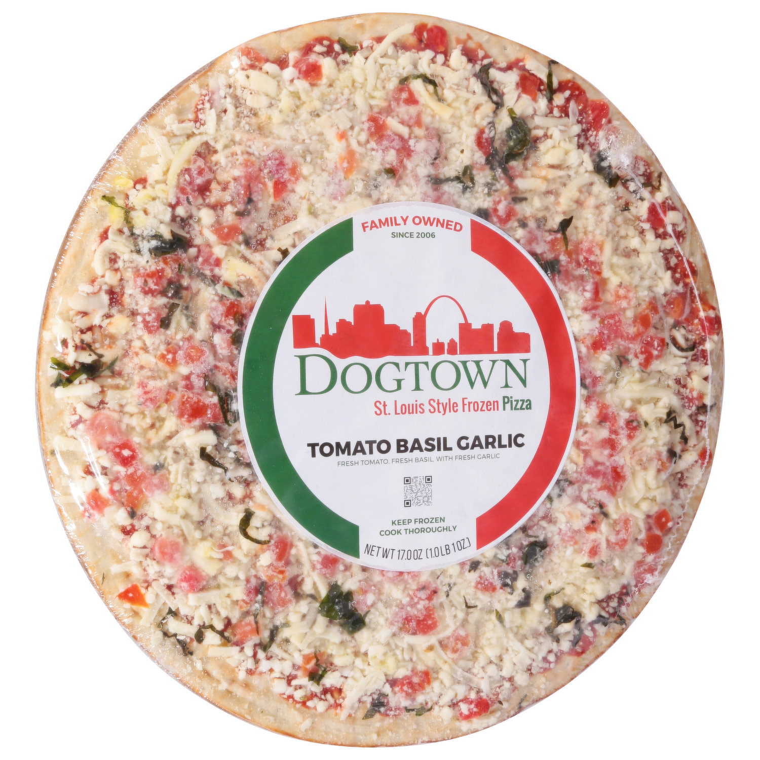 Dogtown Frozen Pizza Tomato Basil Garlic St. Louis Style