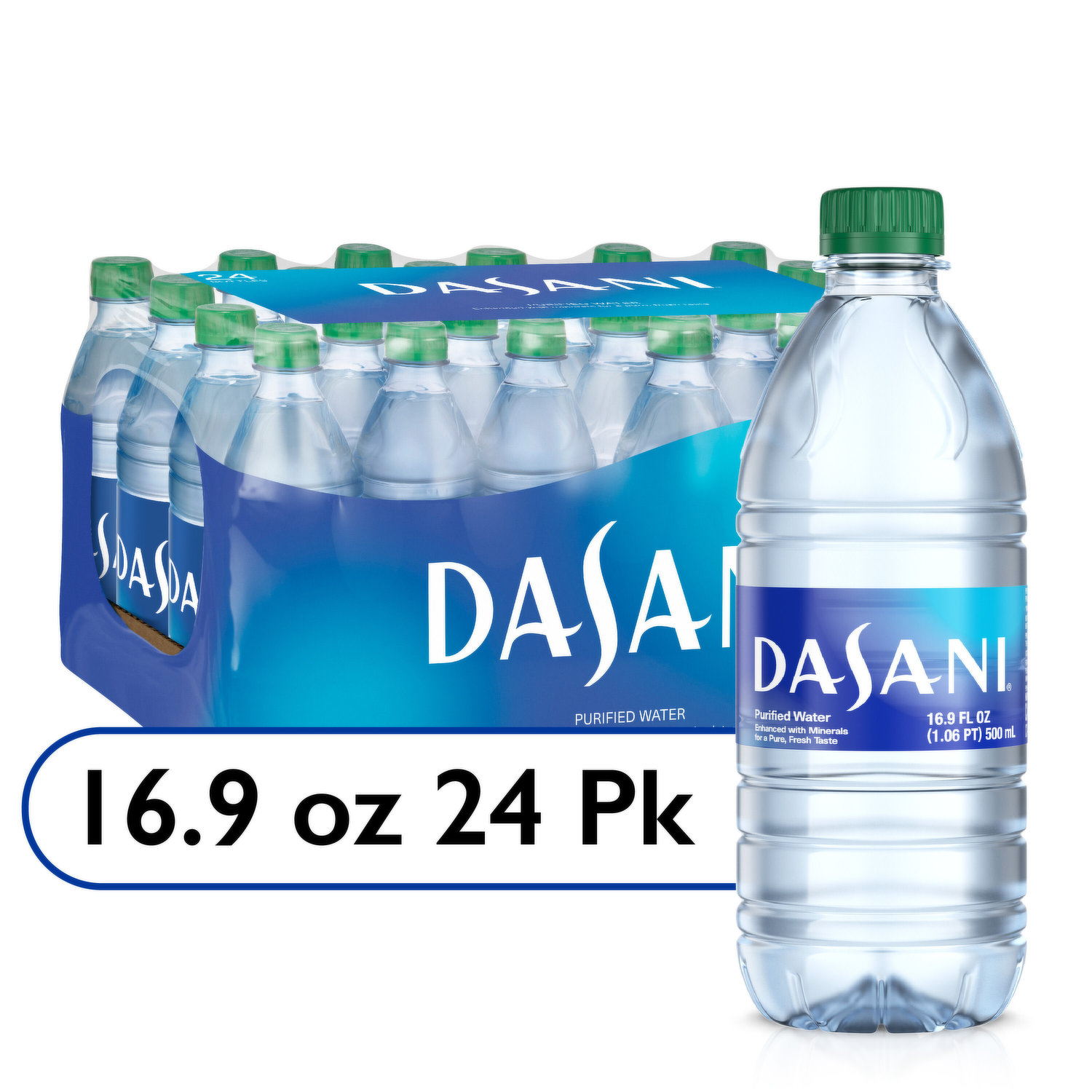 evian Natural Spring Water 500 mL/16.9 Fl Oz (Pack of 6), Bottled Naturally  Filt 